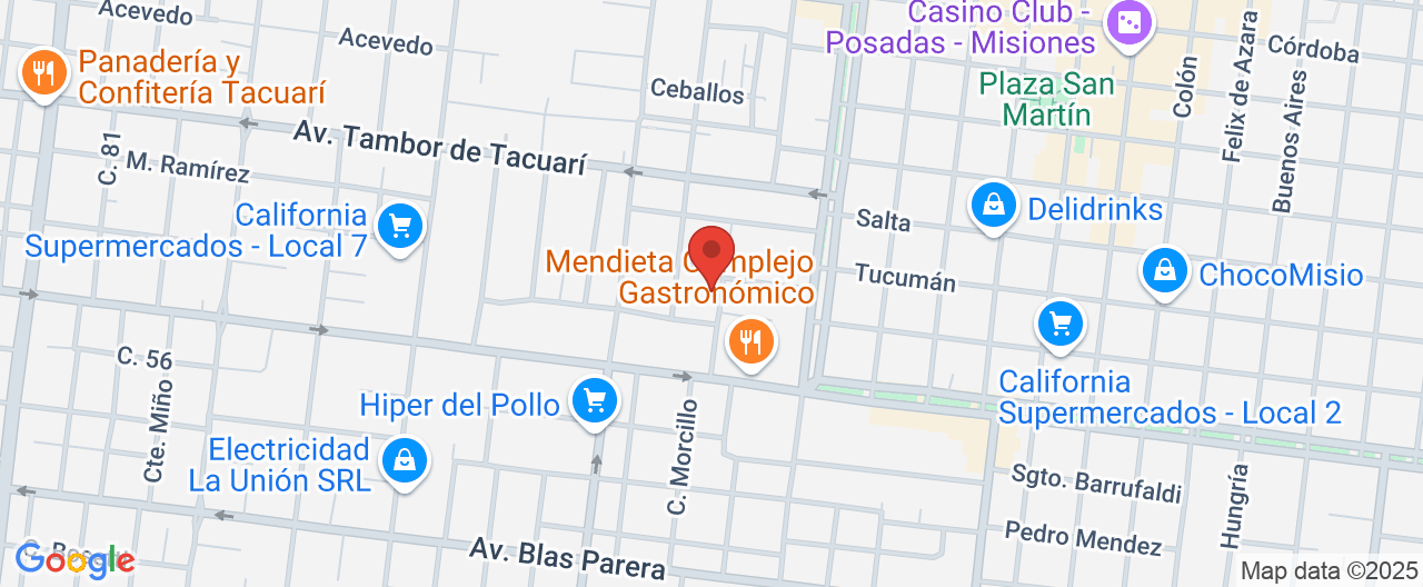 Mapa de la ubicación