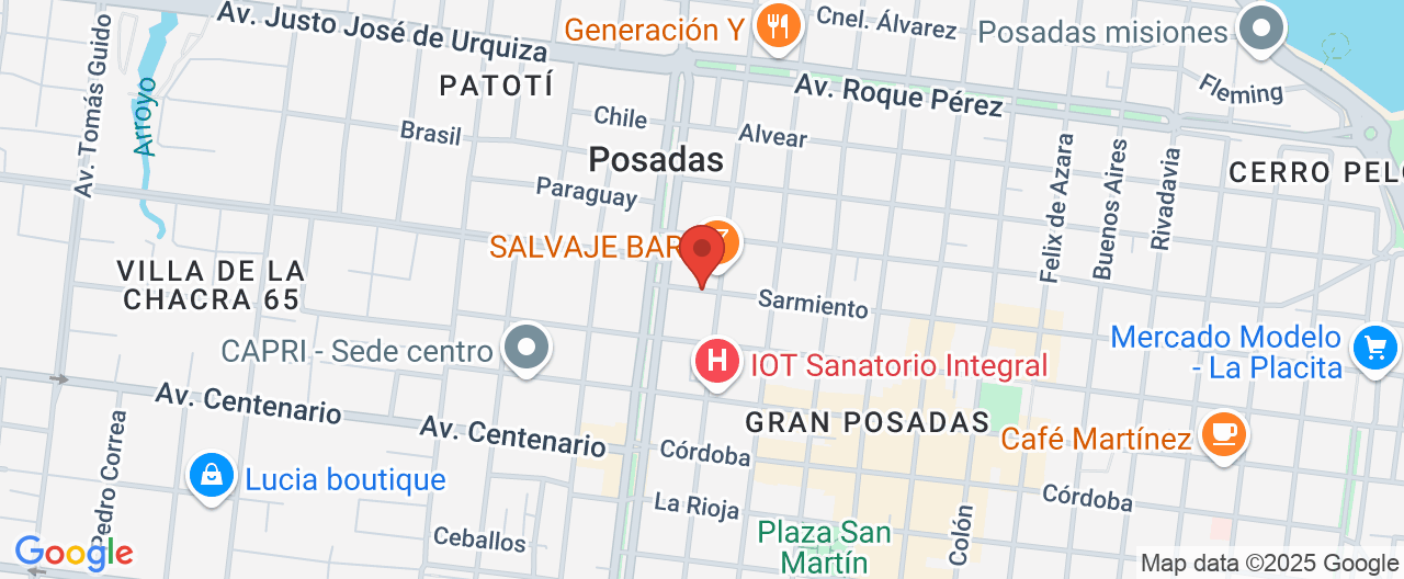 Mapa de la ubicación