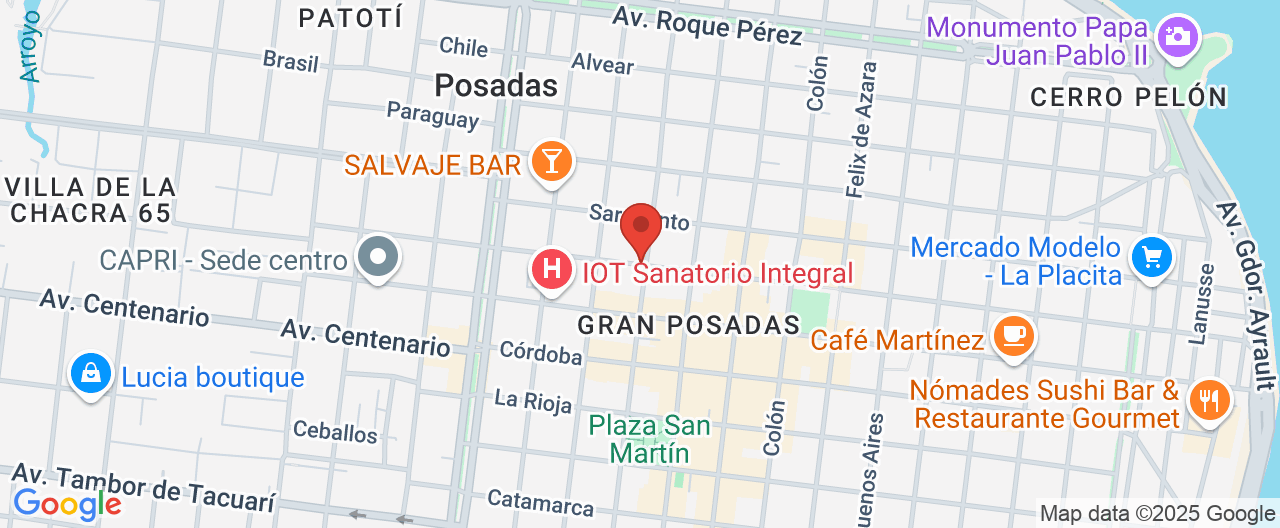 Mapa de la ubicación