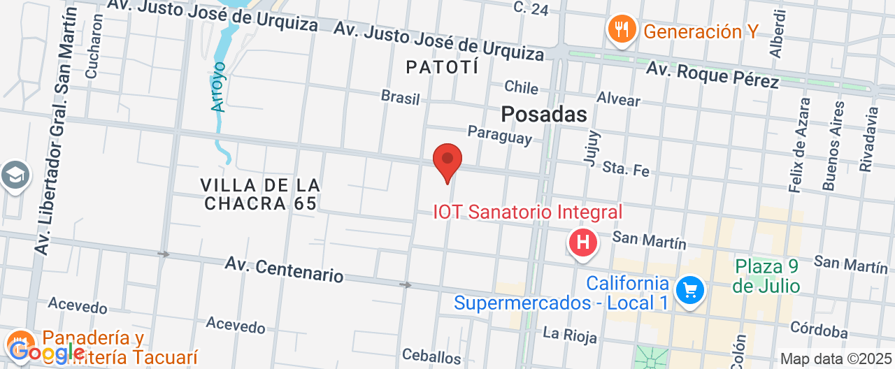 Mapa de la ubicación
