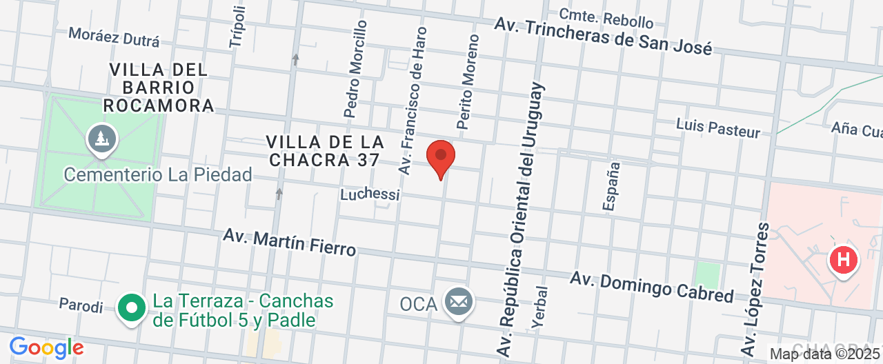 Mapa de la ubicación