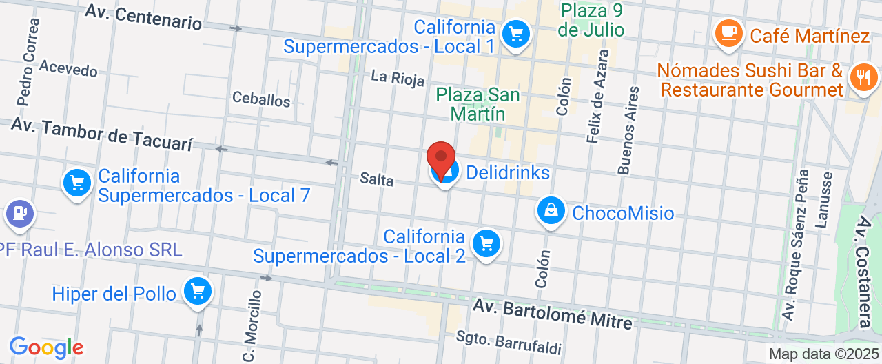 Mapa de la ubicación