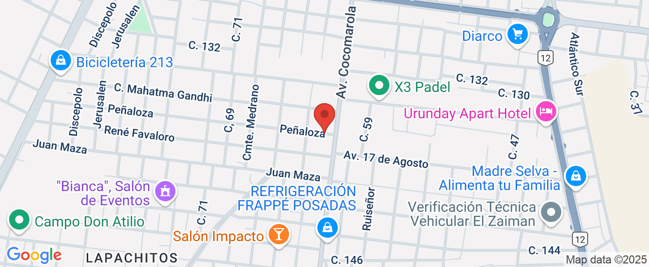 Mapa de la ubicación