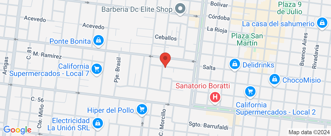 Mapa de la ubicación