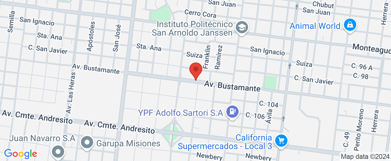 Mapa de la ubicación