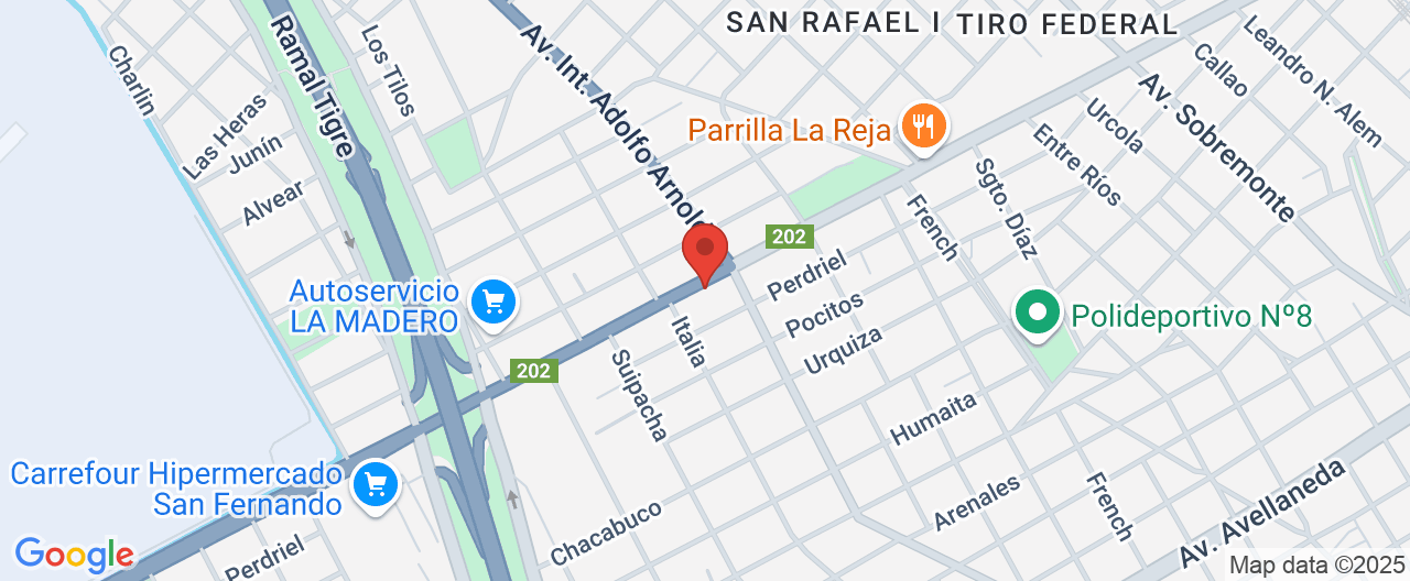 Mapa de la ubicación