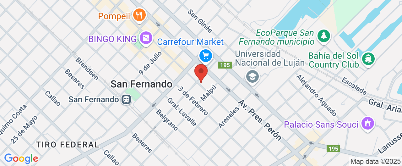 Mapa de la ubicación