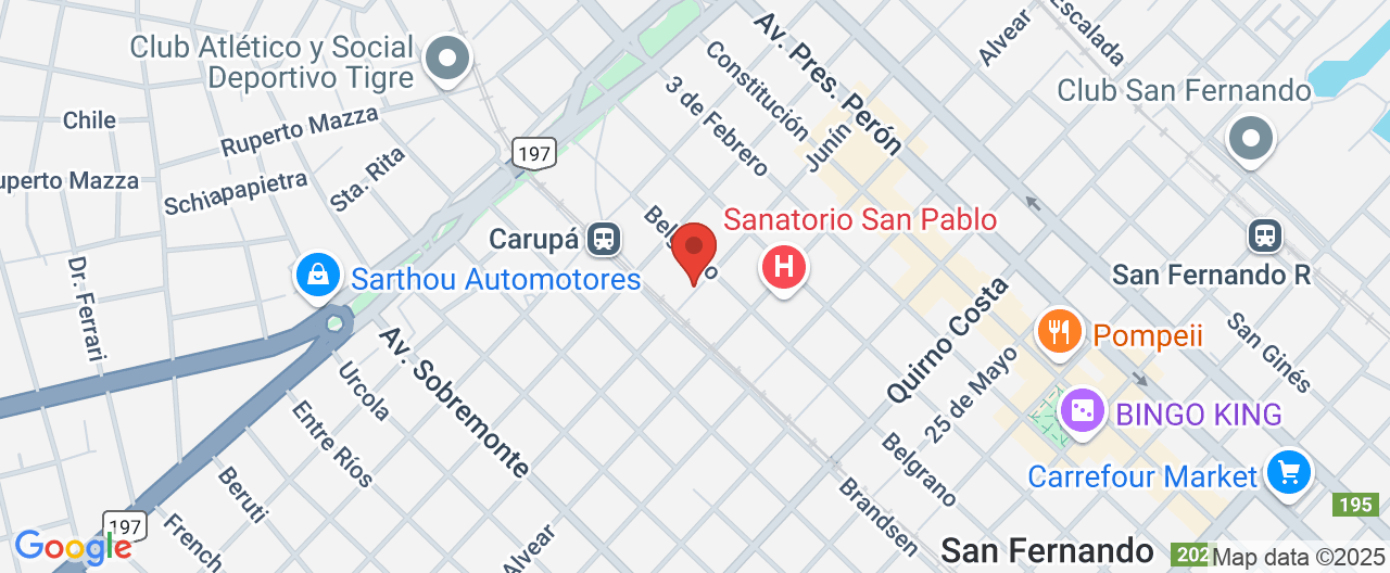 Mapa de la ubicación
