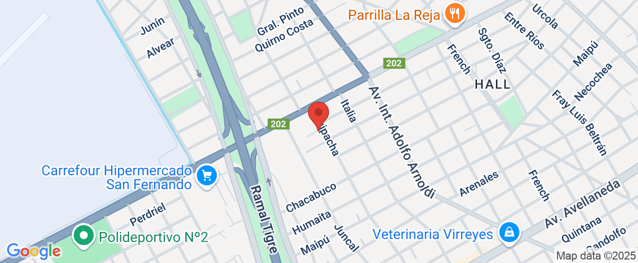 Mapa de la ubicación