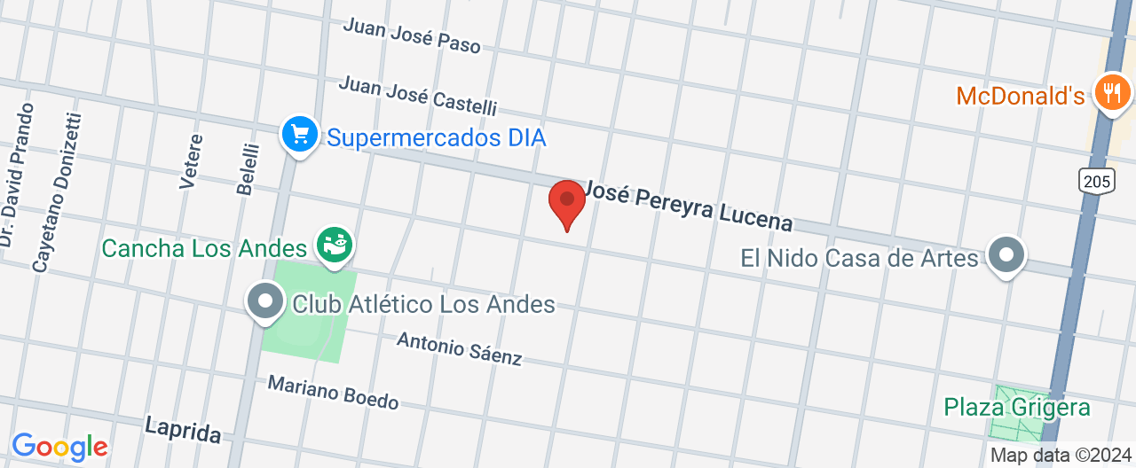 Mapa de la ubicación