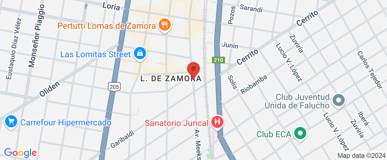 Mapa de la ubicación