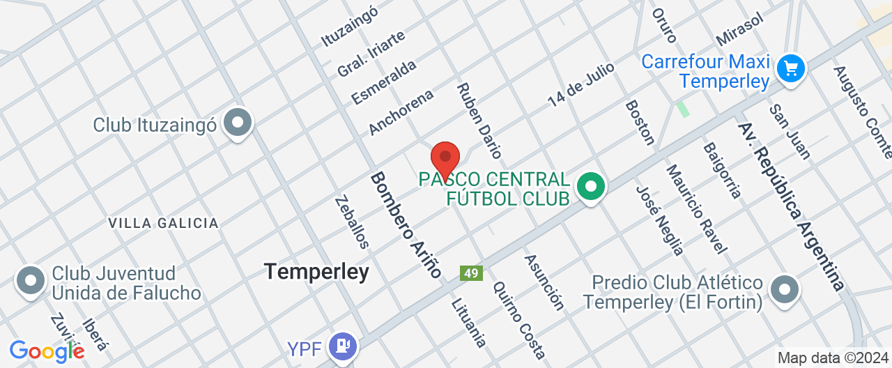 Mapa de la ubicación
