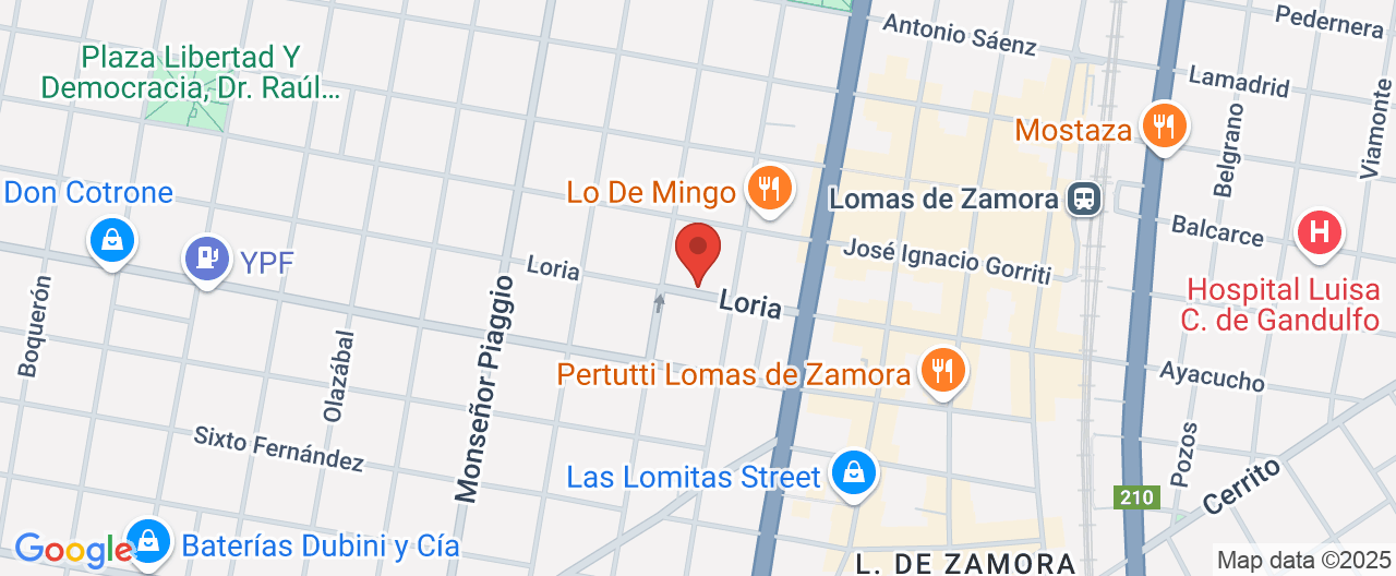 Mapa de la ubicación