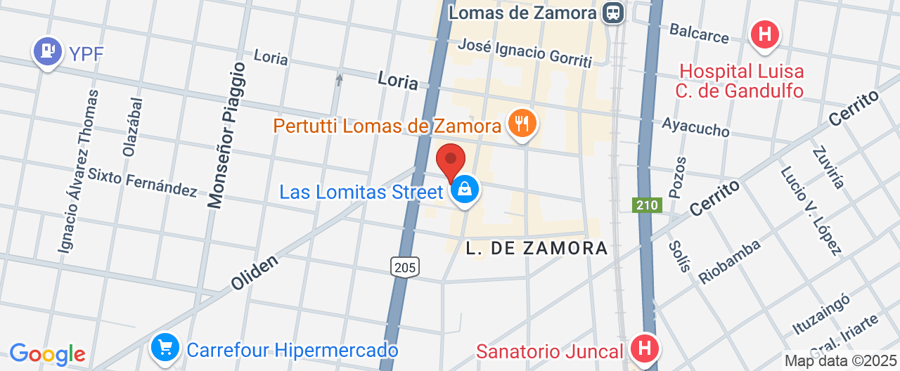 Mapa de la ubicación