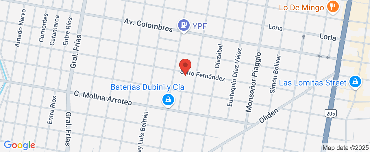 Mapa de la ubicación