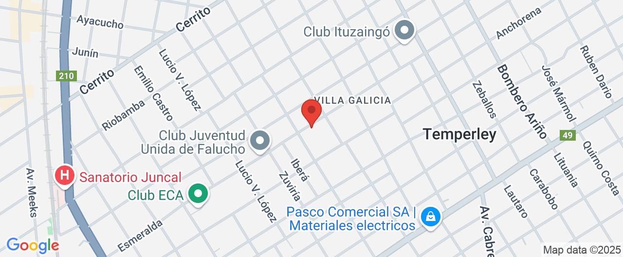 Mapa de la ubicación