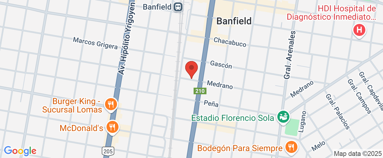 Mapa de la ubicación