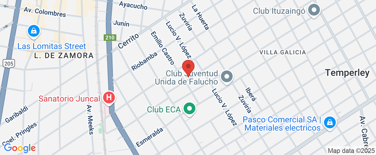 Mapa de la ubicación