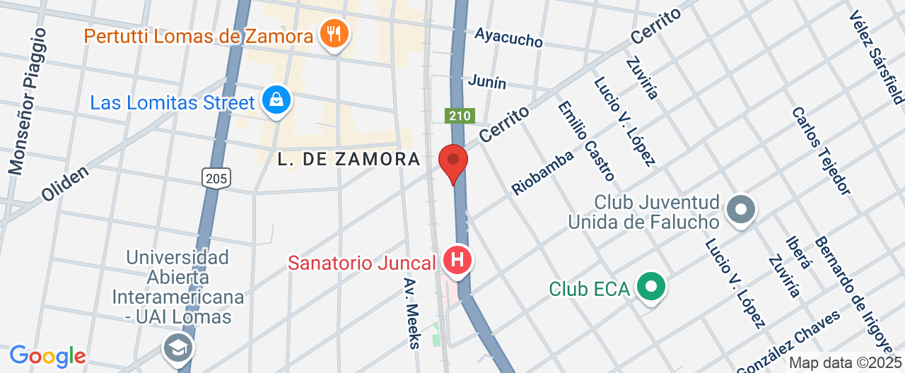 Mapa de la ubicación
