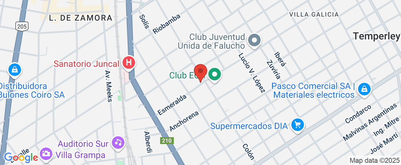 Mapa de la ubicación