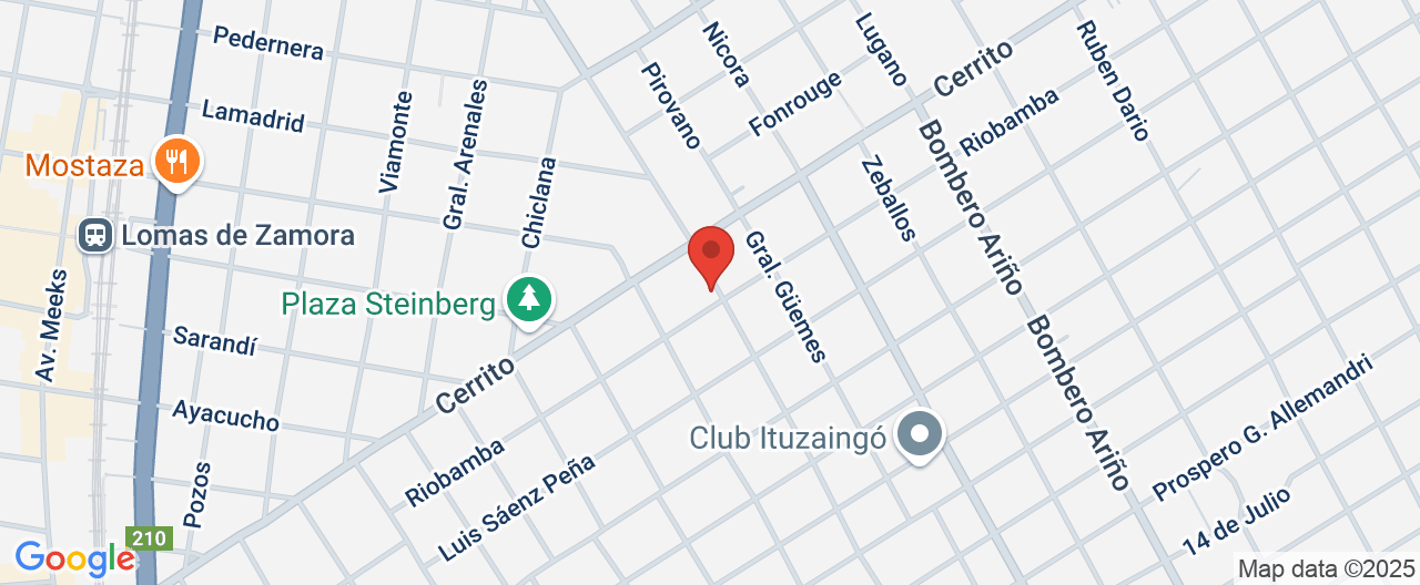 Mapa de la ubicación