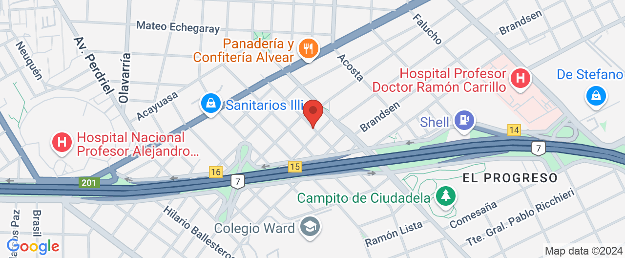 Mapa de la ubicación