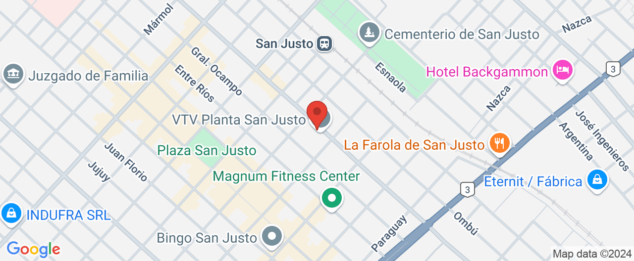 Mapa de la ubicación