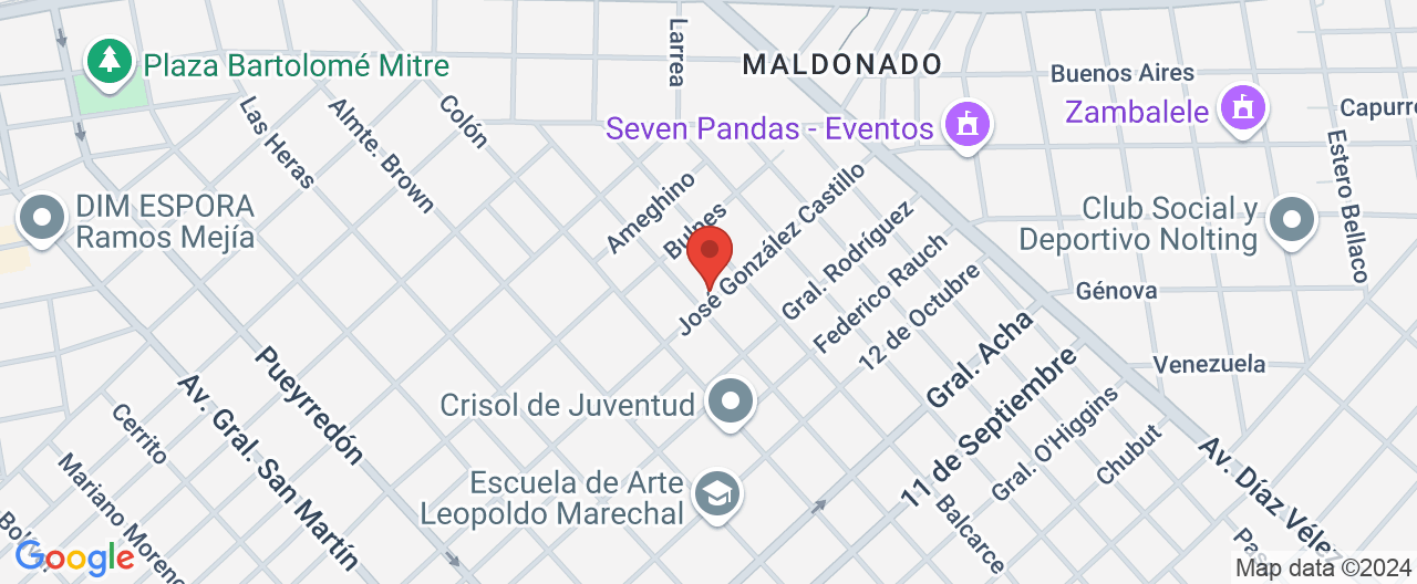 Mapa de la ubicación