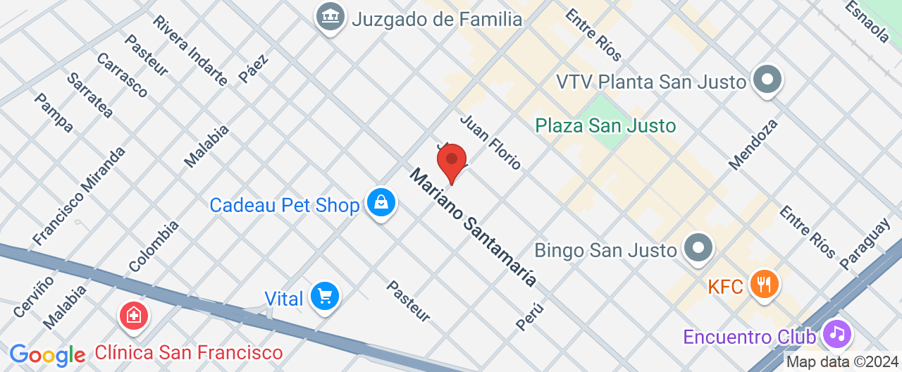 Mapa de la ubicación