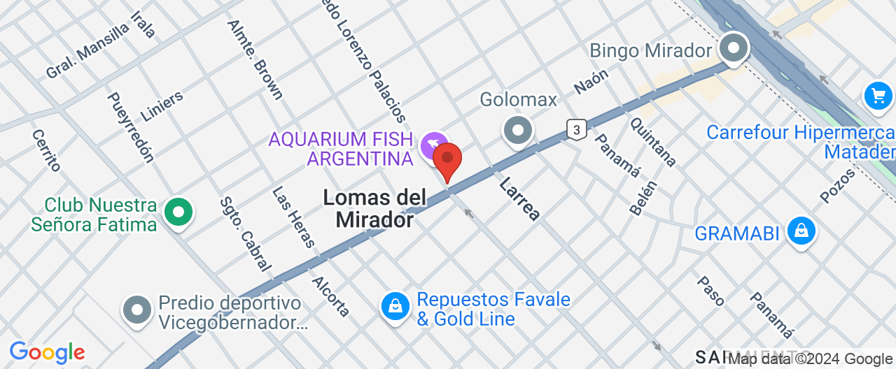 Mapa de la ubicación