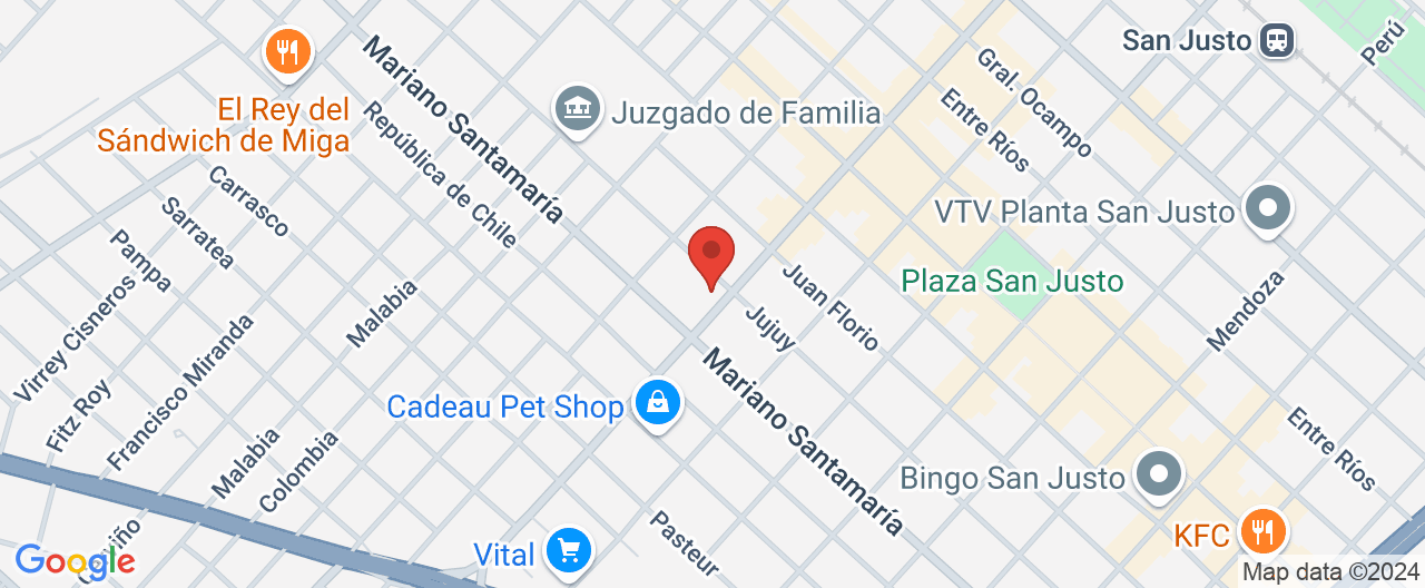 Mapa de la ubicación
