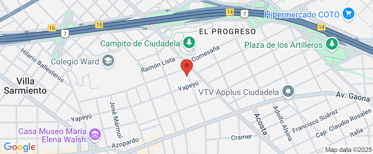 Mapa de la ubicación