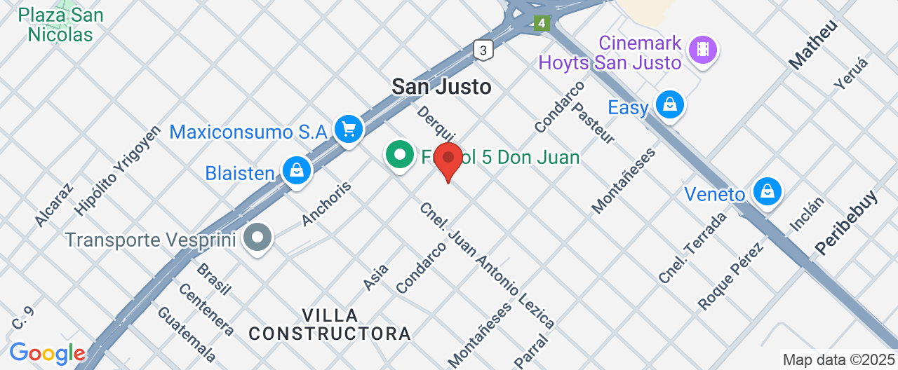 Mapa de la ubicación