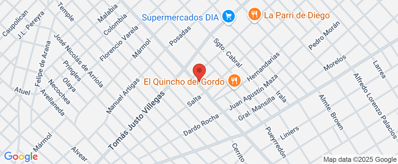 Mapa de la ubicación