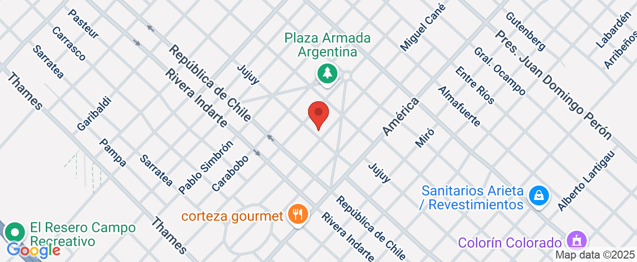 Mapa de la ubicación