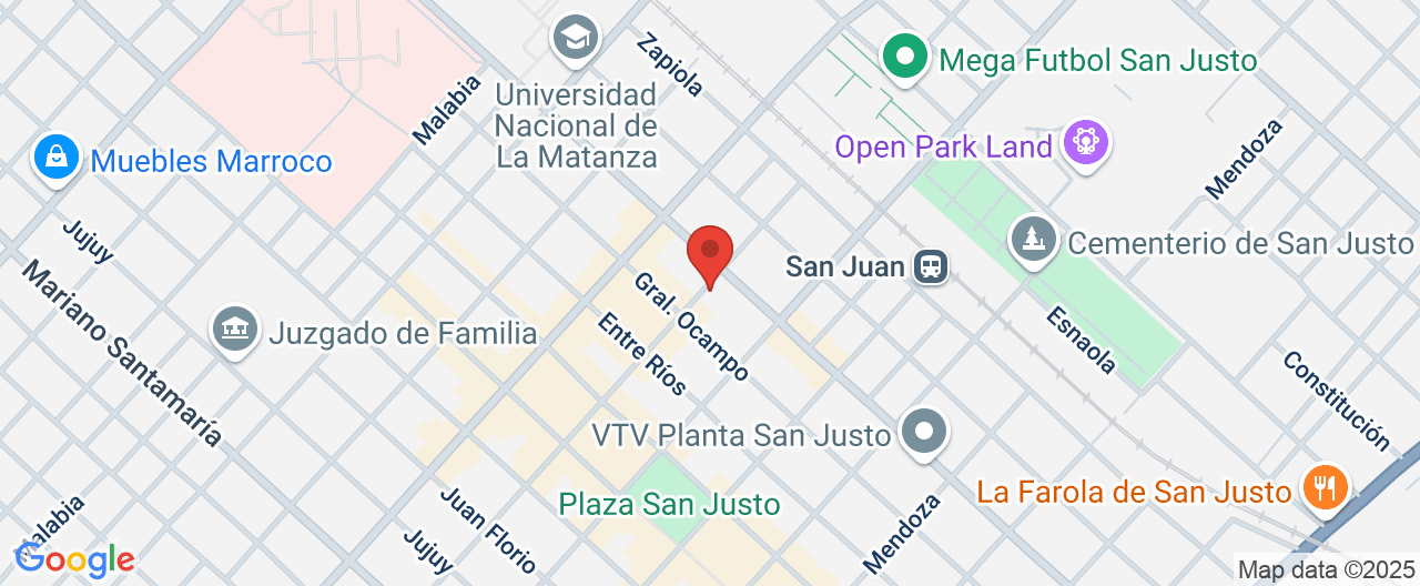 Mapa de la ubicación