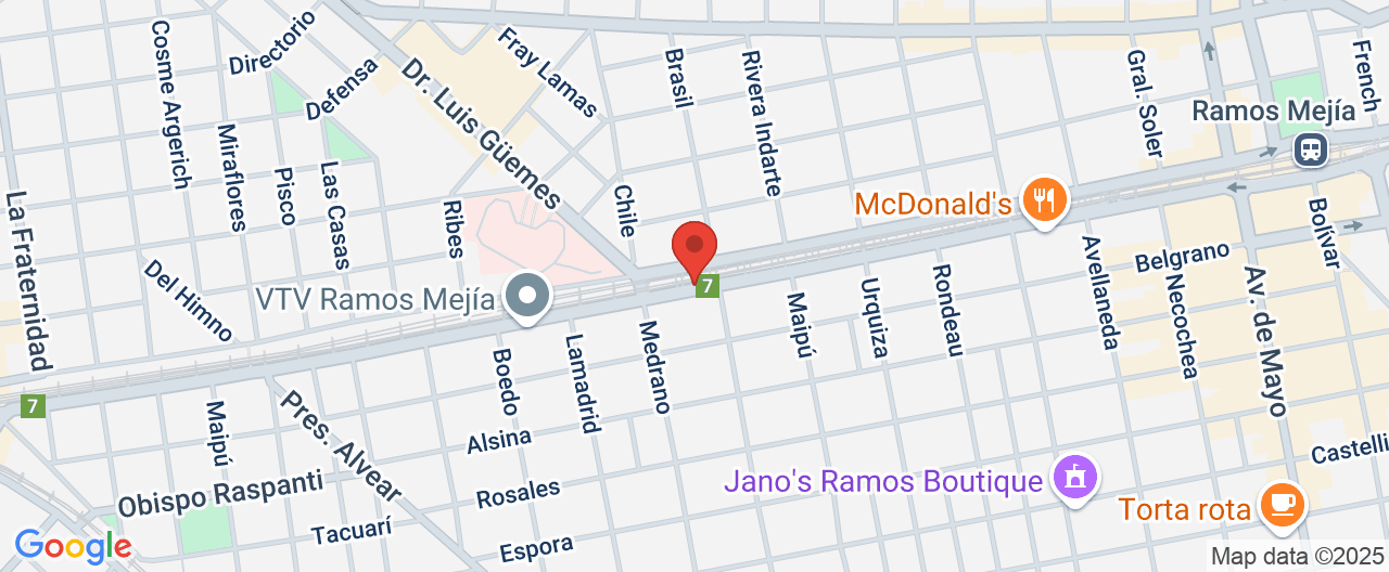 Mapa de la ubicación