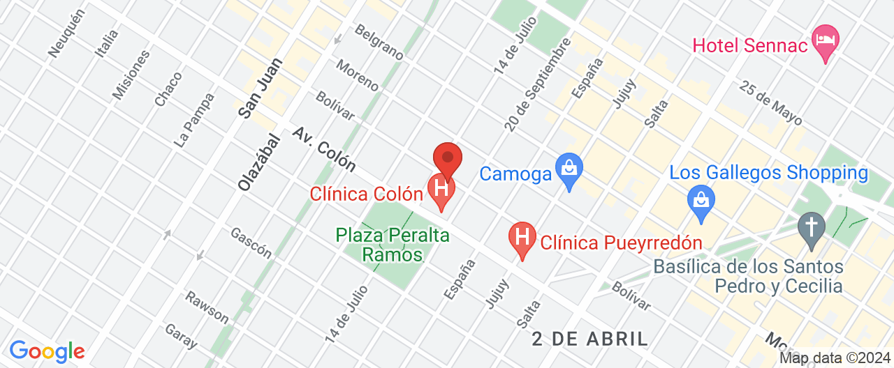 Mapa de la ubicación