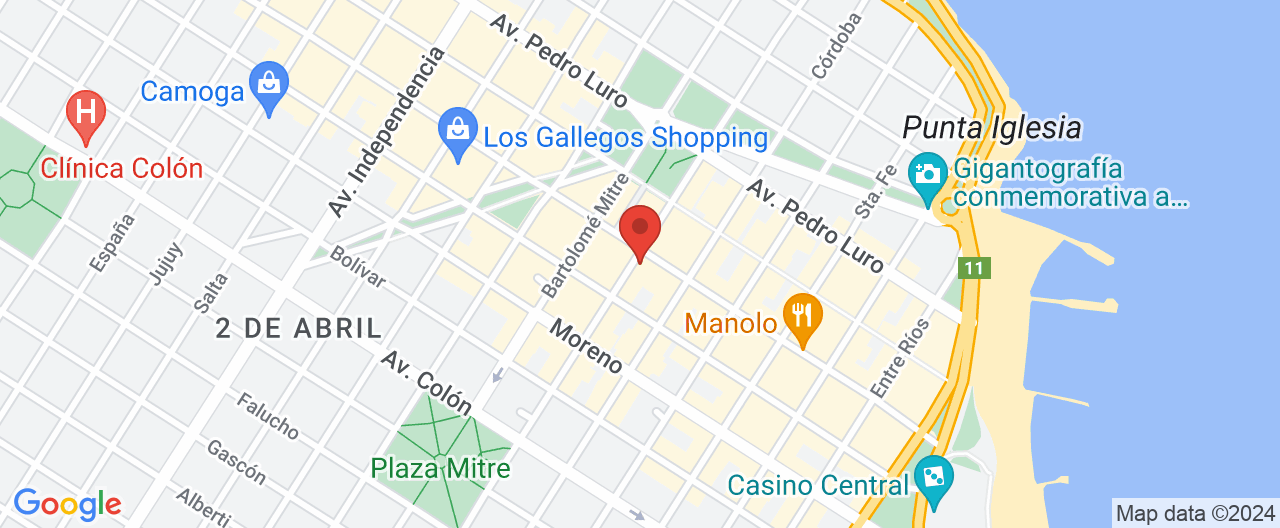 Mapa de la ubicación