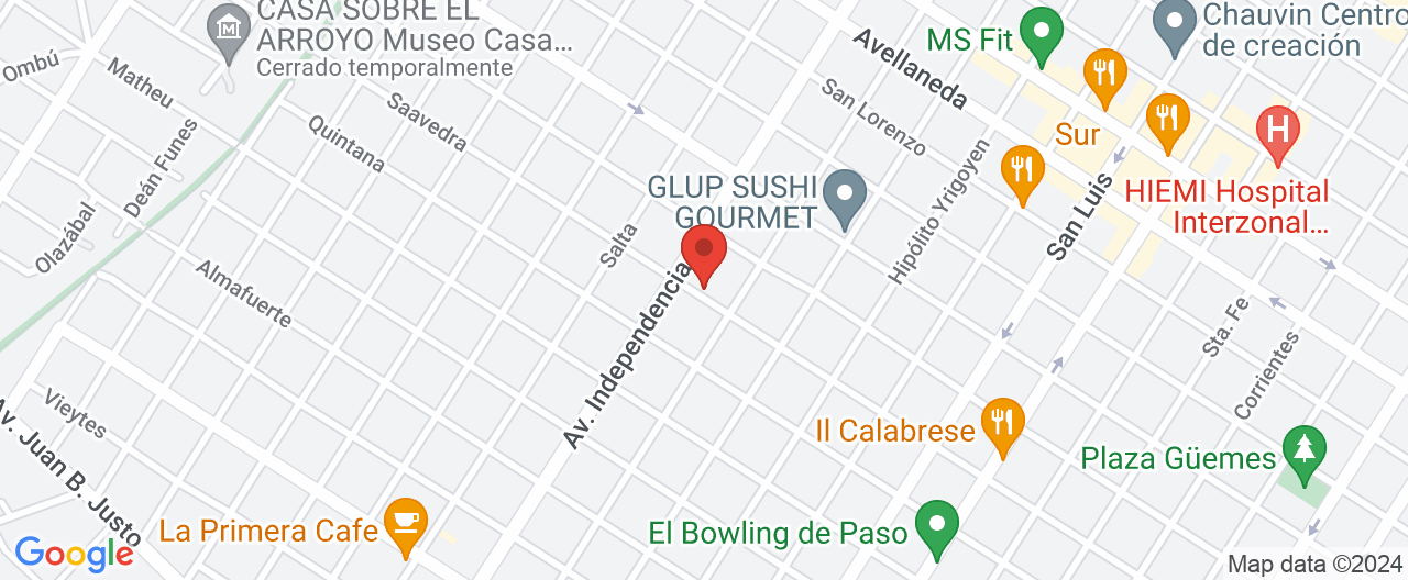 Mapa de la ubicación
