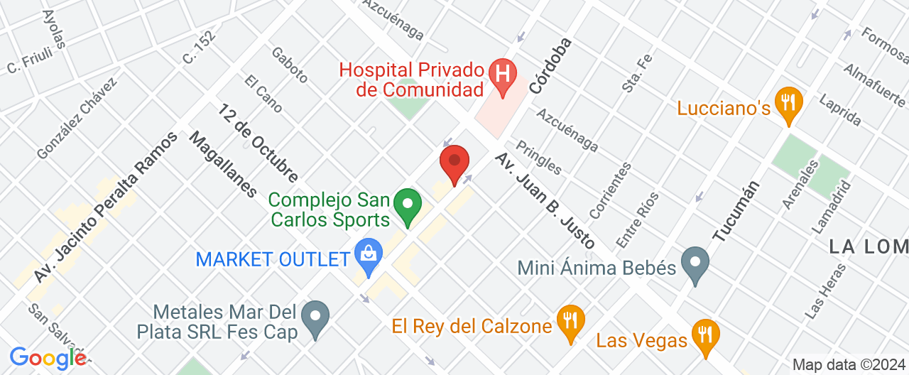 Mapa de la ubicación