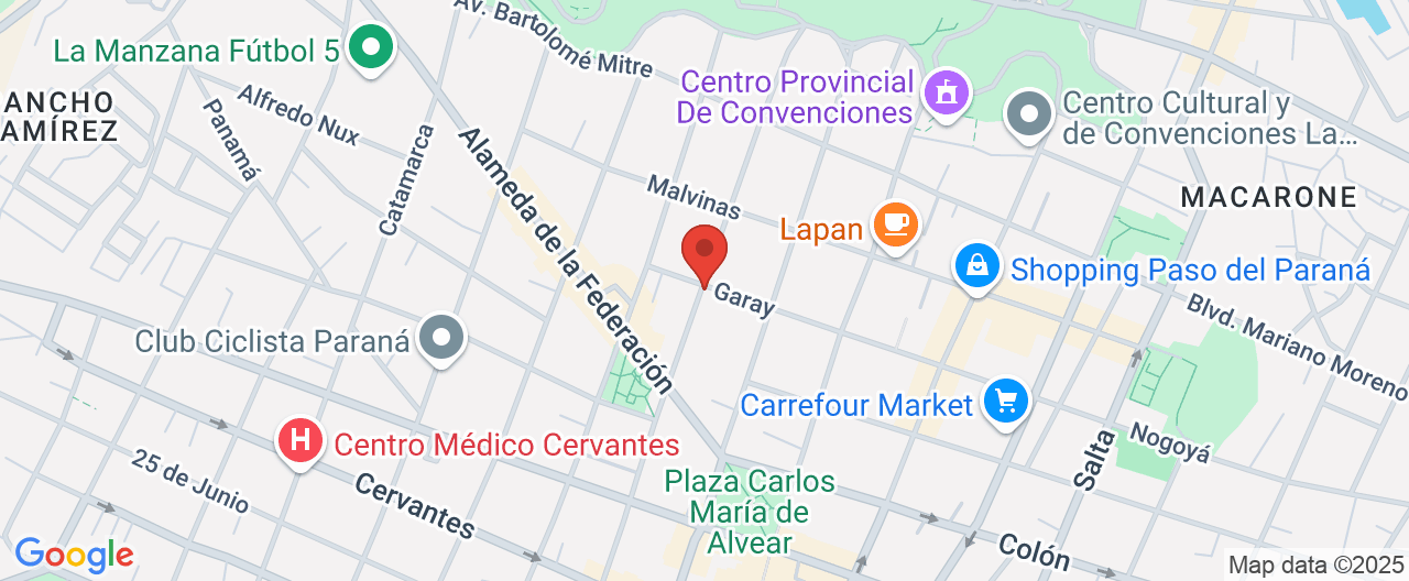 Mapa de la ubicación