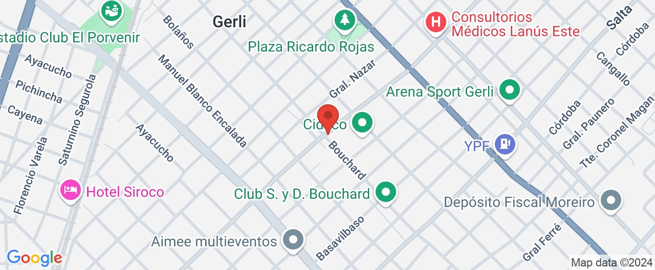 Mapa de la ubicación