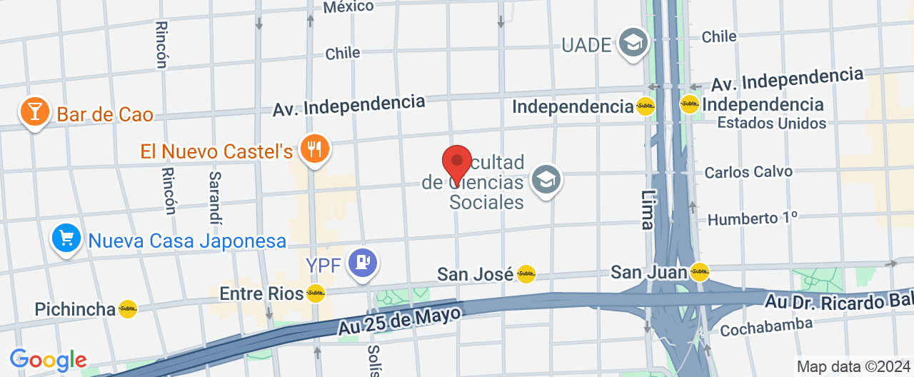 Mapa de la ubicación