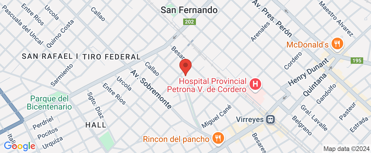 Mapa de la ubicación