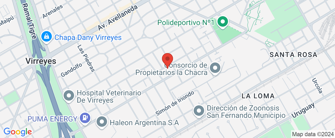 Mapa de la ubicación