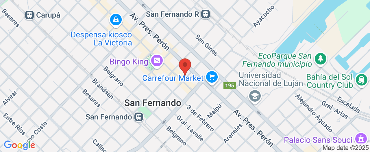 Mapa de la ubicación