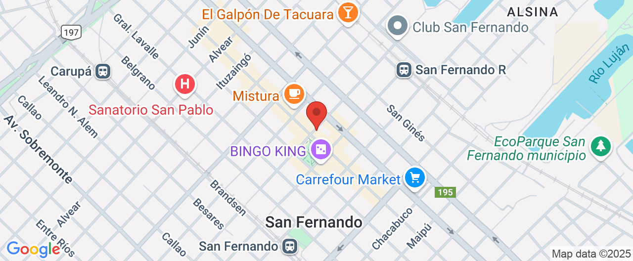 Mapa de la ubicación