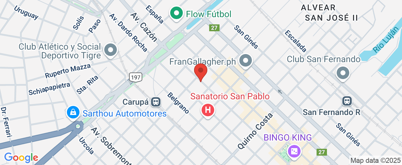 Mapa de la ubicación