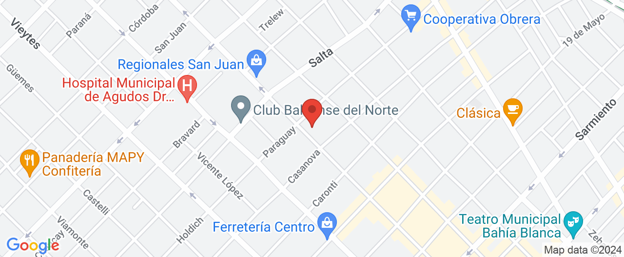 Mapa de la ubicación
